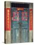 Door with Chinese Art and Characters, Xingping, Guangxi Province, China, Asia-Jochen Schlenker-Stretched Canvas