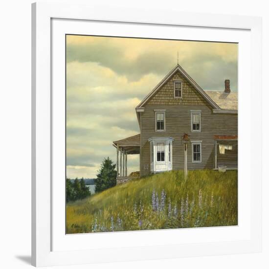 Door yard Lupines-Jerry Cable-Framed Giclee Print
