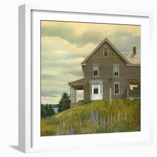 Door yard Lupines-Jerry Cable-Framed Giclee Print