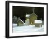 Door Yard Snow-Jerry Cable-Framed Giclee Print