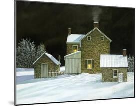 Door Yard Snow-Jerry Cable-Mounted Giclee Print