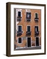 Doors and Windows in Venice-Helen J. Vaughn-Framed Giclee Print