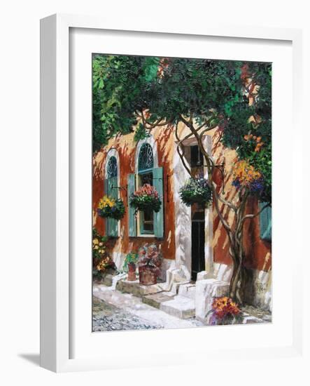Doors and windows, Pietrasanta, Tuscany, 2000-Trevor Neal-Framed Giclee Print