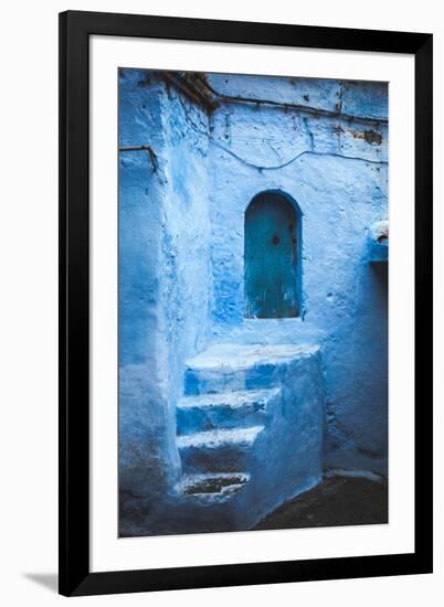 Doors Of Chefchaouen, The Blue City-Lindsay Daniels-Framed Photographic Print