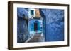 Doors Of Chefchaouen, The Blue City-Lindsay Daniels-Framed Photographic Print