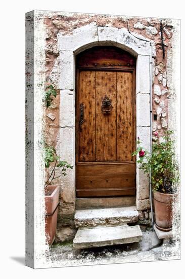 Doors of Europe V-Rachel Perry-Stretched Canvas