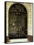 Doorway Along the Plaza de Bolivar, Old City, Cartagena, Colombia-Jerry Ginsberg-Framed Stretched Canvas