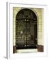 Doorway Along the Plaza de Bolivar, Old City, Cartagena, Colombia-Jerry Ginsberg-Framed Photographic Print