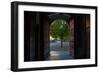 Doorway and Arch Between Gardens in Malaga's Cathedral, Malaga City,Andalucia, Spain-null-Framed Photographic Print