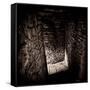 Doorway and Passage in Medieval Castle Ruins-Clive Nolan-Framed Stretched Canvas