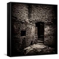 Doorway and Steps in Castle Ruins-Clive Nolan-Framed Stretched Canvas