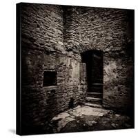 Doorway and Steps in Castle Ruins-Clive Nolan-Stretched Canvas