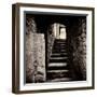 Doorway and Steps in Castle Ruins-Clive Nolan-Framed Photographic Print