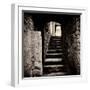 Doorway and Steps in Castle Ruins-Clive Nolan-Framed Photographic Print