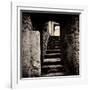 Doorway and Steps in Castle Ruins-Clive Nolan-Framed Photographic Print