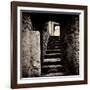 Doorway and Steps in Castle Ruins-Clive Nolan-Framed Photographic Print