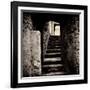 Doorway and Steps in Castle Ruins-Clive Nolan-Framed Photographic Print