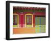 Doorway and Windows, Raquira, Royaca District, Colombia, South America-D Mace-Framed Premium Photographic Print