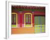 Doorway and Windows, Raquira, Royaca District, Colombia, South America-D Mace-Framed Photographic Print