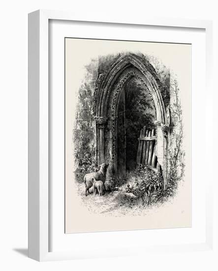 Doorway at Rivaux Abbey, UK, 19th Century-null-Framed Giclee Print