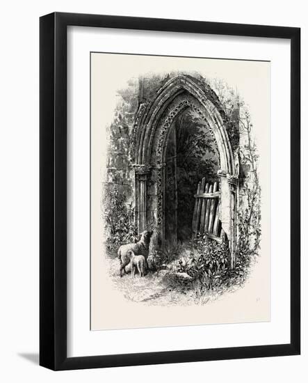 Doorway at Rivaux Abbey, UK-null-Framed Giclee Print