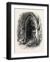 Doorway at Rivaux Abbey, UK-null-Framed Giclee Print