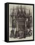 Doorway at Strasbourg Cathedral-null-Framed Stretched Canvas