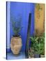 Doorway, Chania, Crete, Greek Islands, Greece, Europe-Jean Brooks-Stretched Canvas