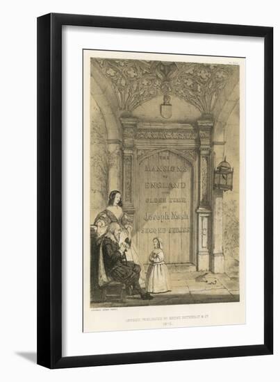 Doorway, Combe Abbey-Joseph Nash-Framed Giclee Print