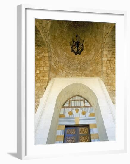 Doorway Detail of Entrance to the Omari Mosque, Beirut, Lebanon, Middle East-Gavin Hellier-Framed Photographic Print