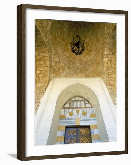 Doorway Detail of Entrance to the Omari Mosque, Beirut, Lebanon, Middle East-Gavin Hellier-Framed Photographic Print