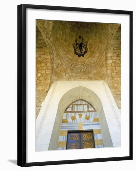 Doorway Detail of Entrance to the Omari Mosque, Beirut, Lebanon, Middle East-Gavin Hellier-Framed Photographic Print