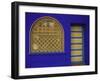 Doorway in Jardin Majorelle, Marrakech, Morocco-Darrell Gulin-Framed Premium Photographic Print