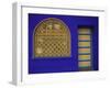 Doorway in Jardin Majorelle, Marrakech, Morocco-Darrell Gulin-Framed Premium Photographic Print