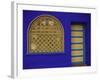 Doorway in Jardin Majorelle, Marrakech, Morocco-Darrell Gulin-Framed Photographic Print