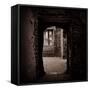 Doorway in Medieval Castle Ruins-Clive Nolan-Framed Stretched Canvas