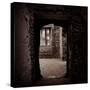 Doorway in Medieval Castle Ruins-Clive Nolan-Stretched Canvas