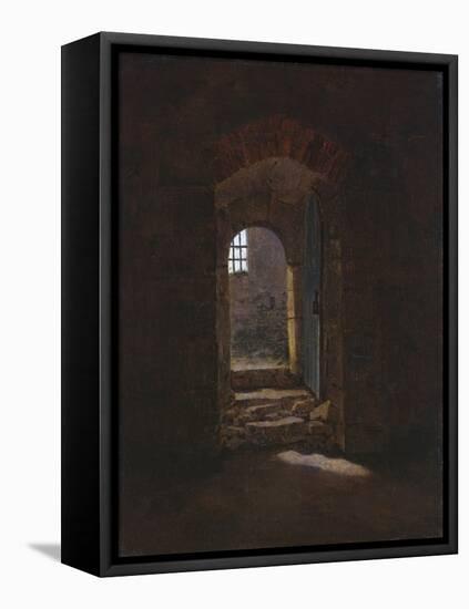 Doorway in Meissen, 1827-Caspar David Friedrich-Framed Stretched Canvas