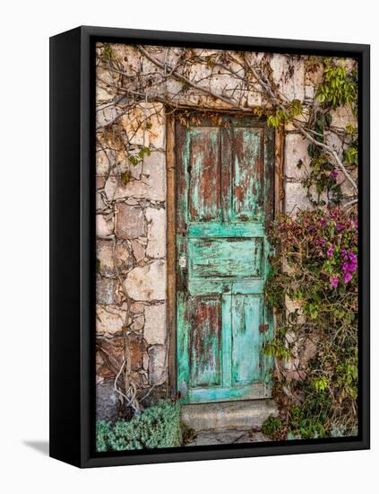 Doorway in Mexico II-Kathy Mahan-Framed Stretched Canvas