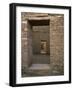 Doorway in Pueblo Bonito, Chaco Canyon National Park, New Mexico-Greg Probst-Framed Photographic Print