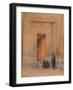 'Doorway in the Temple of Isis', c1905, (1912)-Walter Frederick Roofe Tyndale-Framed Giclee Print