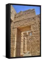 Doorway in the Temple of Khonsu, Karnak Temple, Luxor, Thebes, Egypt, North Africa, Africa-Richard Maschmeyer-Framed Stretched Canvas