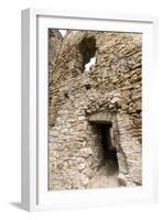 Doorway Leading into the Old Abandoned Castle in Slovakia-alexabelov-Framed Photographic Print