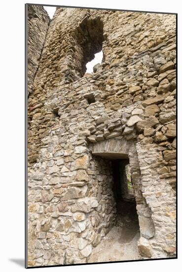 Doorway Leading into the Old Abandoned Castle in Slovakia-alexabelov-Mounted Photographic Print