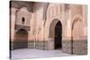 Doorway, Medersa Ali Ben Youssef (Madrasa Bin Yousuf), Medina, Marrakesh, Morocco-Stephen Studd-Stretched Canvas