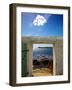 Doorway Near Ballynacourty Lighthouse, with View to Helvick Head, County Waterford, Ireland-null-Framed Photographic Print