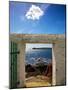 Doorway Near Ballynacourty Lighthouse, with View to Helvick Head, County Waterford, Ireland-null-Mounted Photographic Print