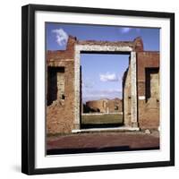 Doorway of the Building of Eumachia in the Forum, Pompeii, Italy-CM Dixon-Framed Photographic Print