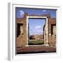 Doorway of the Building of Eumachia in the Forum, Pompeii, Italy-CM Dixon-Framed Photographic Print