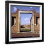 Doorway of the Building of Eumachia in the Forum, Pompeii, Italy-CM Dixon-Framed Photographic Print